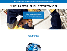 Tablet Screenshot of decastris.com